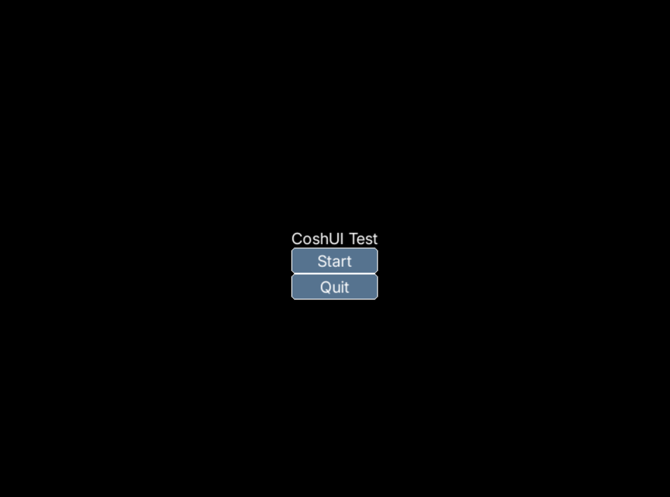 Image of the menu screen
