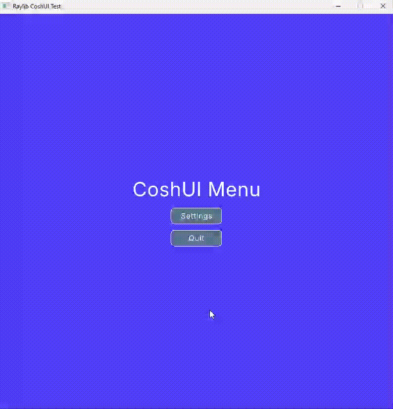 Gif of clicking settings button and opening settings modal