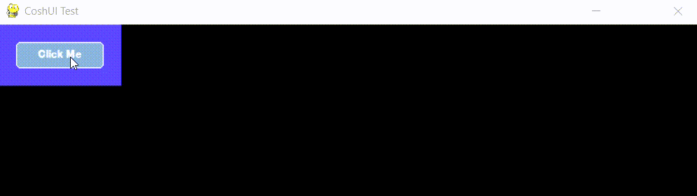 Gif of cursor hovering and clicking the button node